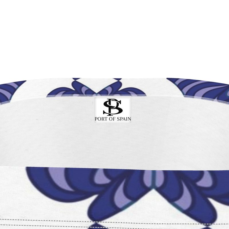 Shield Butterfly Print Strapless Swimsuit