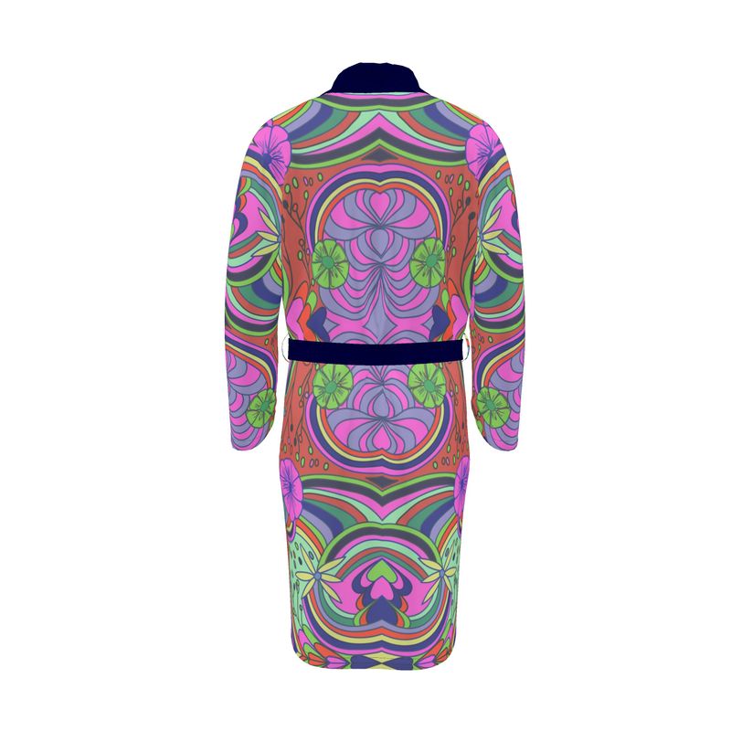 Vibrant Cultures Thick Terry Cloth Bath Robe