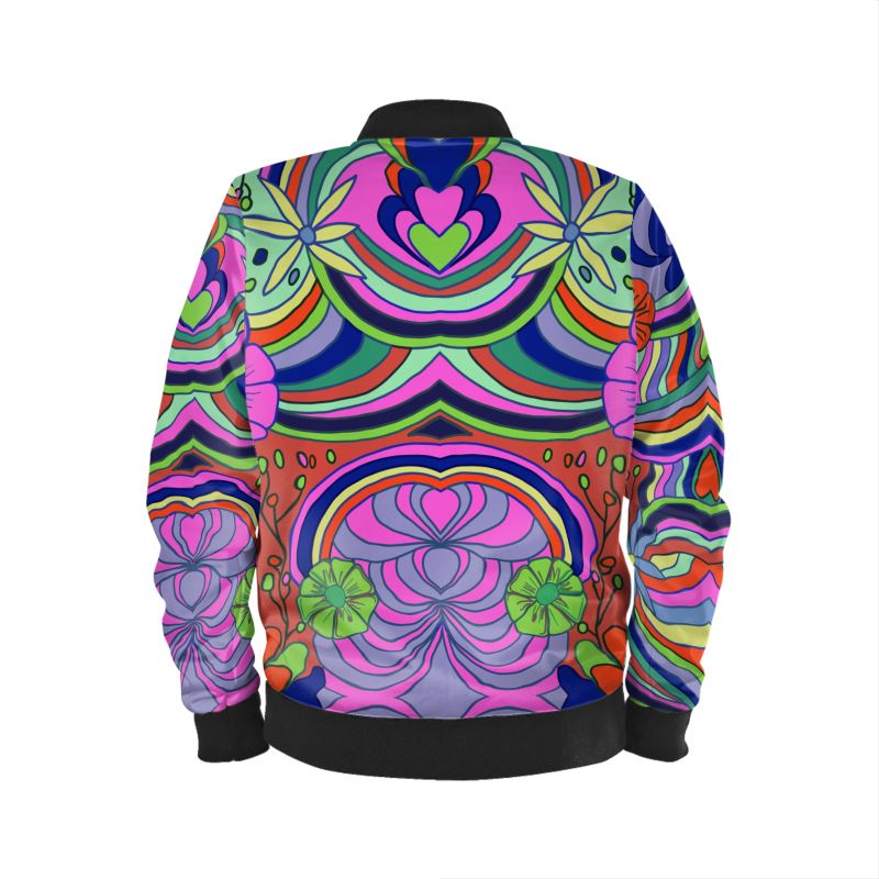 Women's Floral  Print Bomber jacket