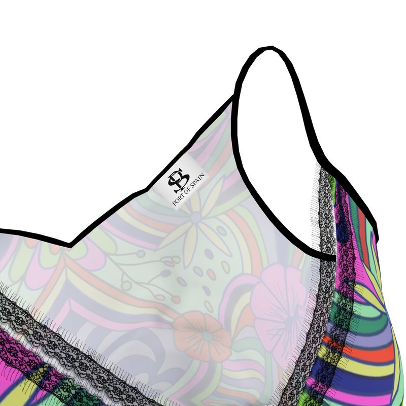 Rainbow Swirl Floral Print Camisol