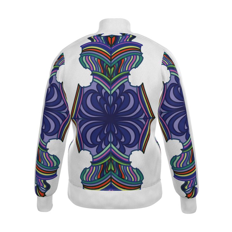 Men's Medallion Print Track Jacket