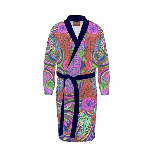 Vibrant Cultures Thick Terry Cloth Bath Robe