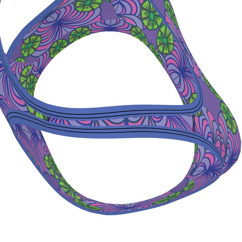 Geo Print Sports Bra