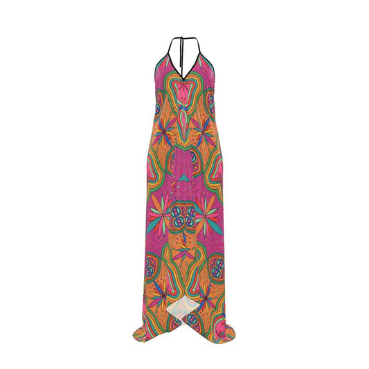 Mas - Motion Halter Dress - Small Print