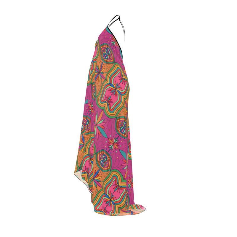 Mas - Motion Halter Dress - Small Print
