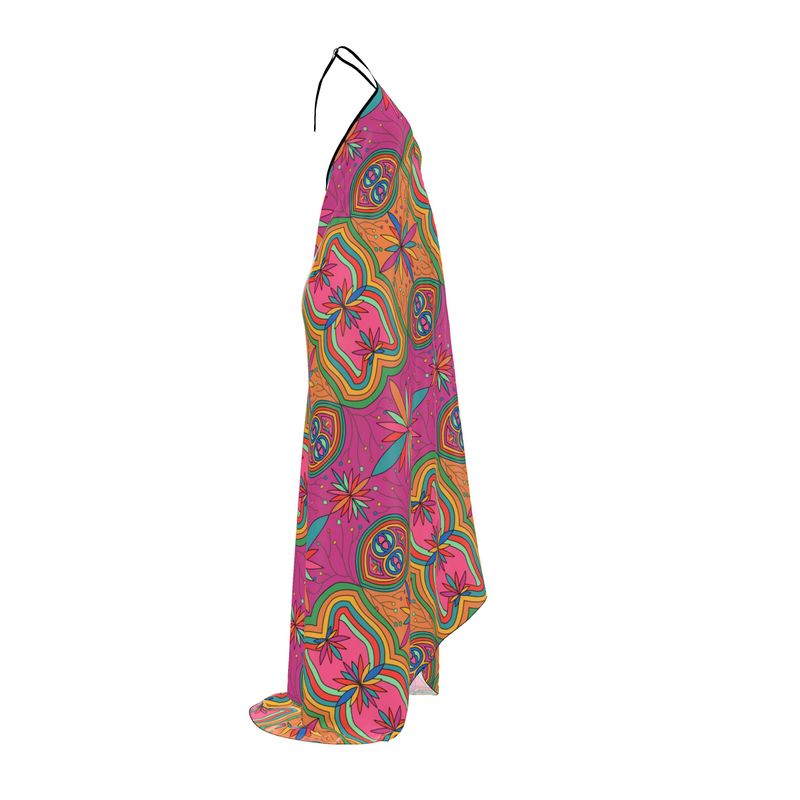 Mas - Motion Halter Dress - Small Print