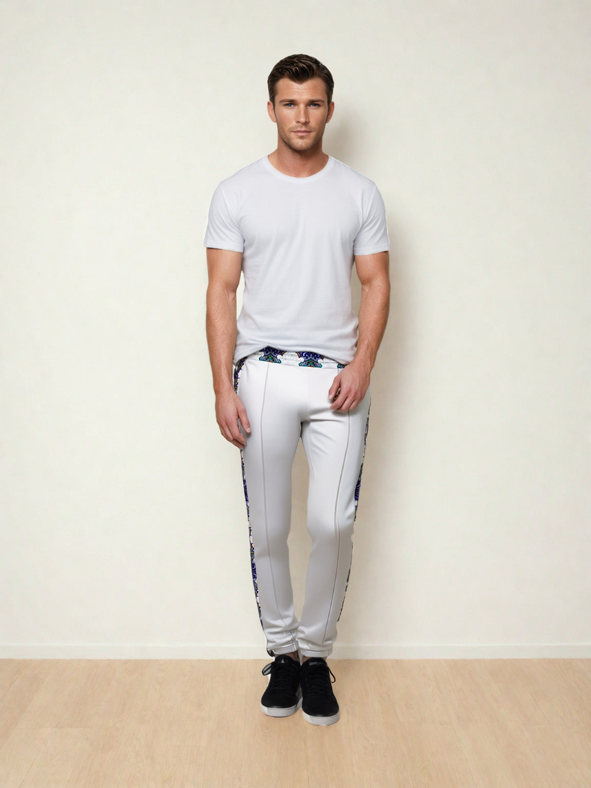 Men's Medallion Print Track Pant